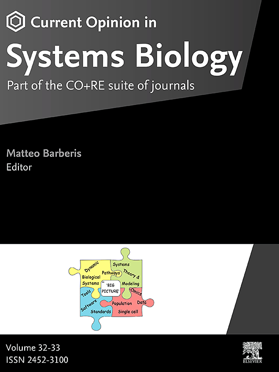 Go to journal home page - Current Opinion in Systems Biology